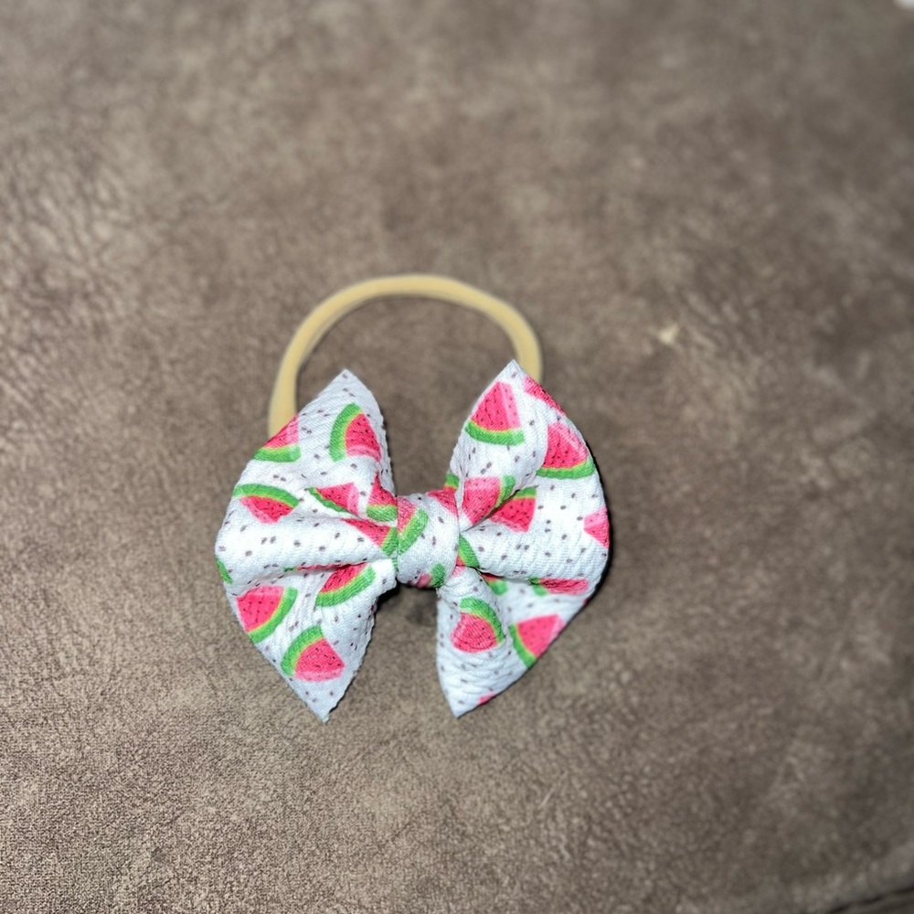 Watermelon headband bow